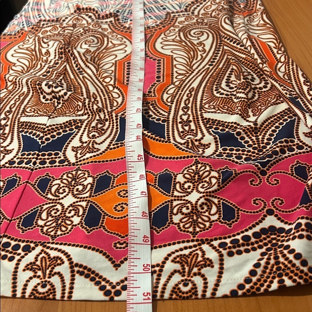 Kelly Diane Elegant orange and white Maxi Dress - Picture 12 of 13